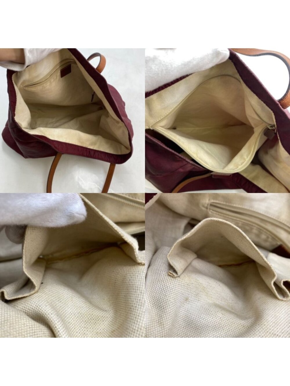 Gucci GG Nylon Tote Red - Picture 7 of 12
